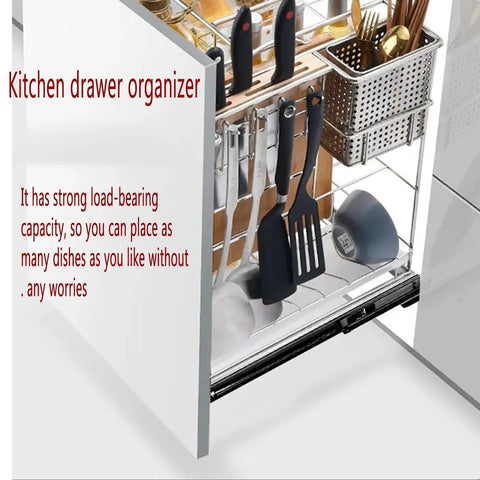 12 Inch Heavy Duty Drawer Slides With Soft Close For Smooth Quiet Glide, Easy Install, Full Extension, Built Tough Rolled Edge Reinforcement, Fits Cabinets and Furniture Drawers, Chrome Finish, kitchen drawer organizer