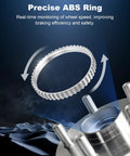 Front Wheel Bearing Hub Assembly For Toyota Corolla And Prius 2016-2022, 5-Lug ABS, close-up of precise ABS ring