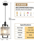 Next Level 2 Pack Matte Black Pendant Lights With Textured Water Ripple Glass For Kitchen Island And Dining Room Square Hanging Fixtures dimensions and specifications image.