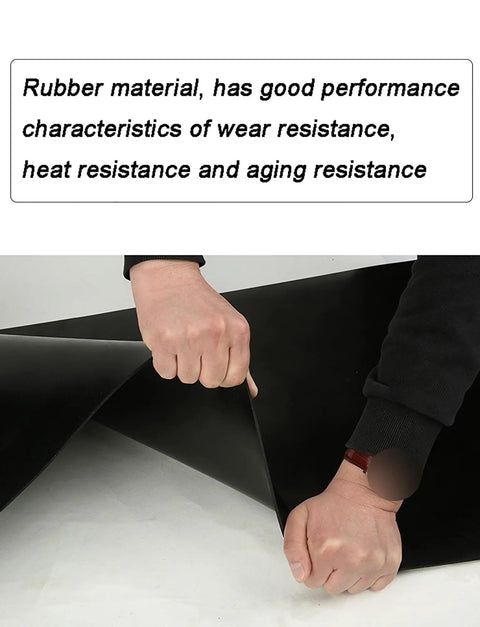 Real Deal Black Heavy Duty Dielectric Rubber Insulation Mat For Industrial Electrical Safety And High Voltage Work With Anti Static Non Slip Grip For Substations Control Rooms