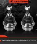Plug And Play Front Lower Ball Joint For Dodge Journey Avenger And Chrysler 200 Sebring Replacement Suspension Part For Front Lower Left And Right Durable Easy Install Replaces Worn Joints, 2x steel ball joints