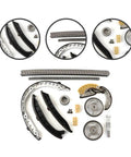 Premium 1 Set Engine Timing Chain Tensioner Guides Kit That Slaps For Panamera S With 3.0T Or 3.6T Turbocharged Engine And Includes 94810516910 Part Number High Strength Alloy Build That Holds Up Better Than OEM, timing chain guides and sprockets