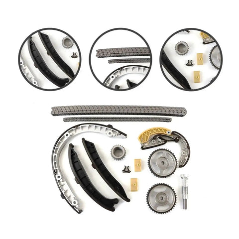 Premium 1 Set Engine Timing Chain Tensioner Guides Kit That Slaps For Panamera S With 3.0T Or 3.6T Turbocharged Engine And Includes 94810516910 Part Number High Strength Alloy Build That Holds Up Better Than OEM, timing chain guides and sprockets