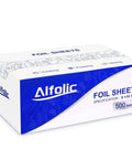 Premium Aluminum Foil Sheets 9 By 10.75 Inch Pre Cut Tin Foil Wraps For Cooking And Food Storage, 500 Sheets box packaging.