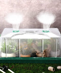 20 Pack Humidity Vented Domes For 1020 Seed Trays 7 Inch Tall Clear Plastic Greenhouse Covers With Four Green Vents