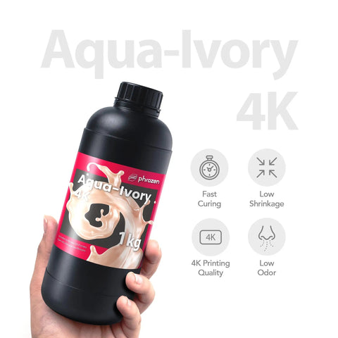 Top Shelf Ivory 3D Printer Resin For 4K Lcd Uv Curing Low Shrinkage Formula Delivers Crisp Details And Smooth As Silk Finish With Zero Fuss Cleanup A Tough Non Brittle Blend In A Practical One Kilogram Pack