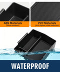 Subaru Forester Center Console Organizer 2025 2026 ABS Armrest Tray Insert featuring waterproof material properties