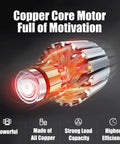 Copper core motor for Compact Electric Bench Sander With Adjustable Speed Polisher And Knife Sharpener, showcasing strong load capacity.