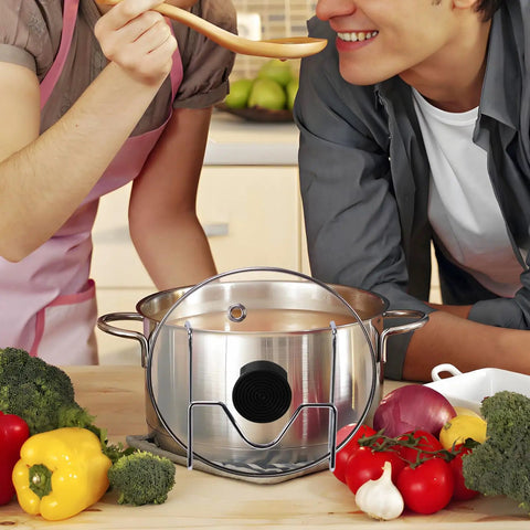 Kick Up Your Slow Cookin Game With This Heavy Duty Stainless Steel Lid Holder That Keeps Your Crockpot Cover Clean Off Counter And Floor While Saving Sweet Prep Space For Weekend Batch Cooking.