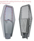 Next Level 400W Solar Street Light With 40000 Lumens Dusk To Dawn IP67 Outdoor LED Lamp integrated aluminum housing