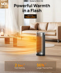 Fast Heating Indoor Space Heater With Remote Control 1500W PTC Ceramic Electric Heater For Bedroom And Home Office in living room