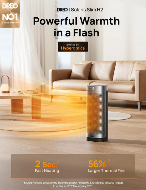 Fast Heating Indoor Space Heater With Remote Control 1500W PTC Ceramic Electric Heater For Bedroom And Home Office in living room