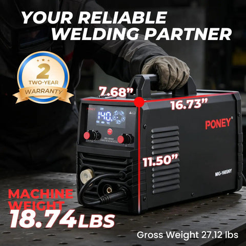 5 In 1 Portable Welding Machine With MIG MAG Flux MMA Lift TIG Capabilities Dual Voltage 110V 220V Auto Detect unit
