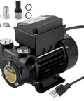 Heavy Duty 110V Ac Diesel Fuel Transfer Pump 15 Gpm Badass Cast Iron Build with various fittings and plug.