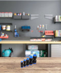 Get The Ultimate Air Hose Fittings Kit With 50 Pieces Of Quick Connect Pneumatic Push to Connect Adapters In Copper And Abs For Air Compressors In 4mm To 12mm Sizes That Are Built Tough For Auto Work And Heavy Duty Jobs All Season Long, assorted fittings on bench