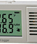 Kickass Usb Data Logger Keeps Your Environment Chill While Tracking Temp And Humidity With Hella Spot On Readings One Year Battery User Swap Sensor Logs showing temperature and humidity readings.