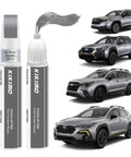 Subaru Ice Silver Metallic Touch Up Paint Kit 2 In 1 With Pen Tip And Brush For Quick Scratch Repair Color Matched Car Paint