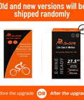 Two Heavy Duty 27.5 Inch Fat Bike Inner Tubes AV32mm Schrader Valve 64/76-584 Fits 27.5x2.50 to 27.5x3.00 Tires - New and Old Packaging
