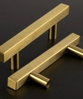 Gold Cabinet Pulls 3 Inch T Bar Drawer Handles 30 Pack Brushed Brass Stainless Steel Kitchen Cupboard Hardware To Upgrade Your Cabinets And Drawers With 5 Inch Overall Length And Easy Install