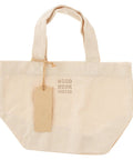 Cotton bag with handles from Walnut Beesplate Woodworking Kit With Two Types Of Chisels Includes Sandpaper Sesame Oil Cotton Bag And Four Dishes