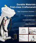 Honda Civic Fuel Pump Assembly With Sending Unit Direct Fit Replacement For 2001 To 2005 1.3L 1.7L 2.0L L4 In Tank Gas Pump Replaces OE 17045-S5A-A00 17045-S5A-A31 product image with durability features