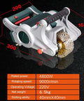 Dust Free Wall Groove Cutter With 9000 RPM Motor, 4800W Copper Wire Power, Beefy Magnesium Alloy Body on black background