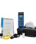 Portable Digital Leeb Rebound Hardness Tester With G Probe features clear TFT display, manual, and case for heavy duty steel projects.