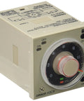 8 Pin AC100~240V Timer Module Pro Grade Heavy Duty Front Panel 48x48 Millimeter With DC100~125V Timing From 0.05 Seconds To 300 Hours DPDT 5A 250V Transistor Output Gray Enclosure For Automation Projects