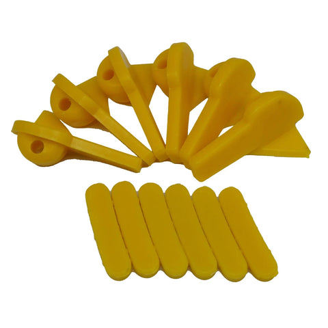 Pro Grade Tire Changer Nylon Insert Kit for Duck Head Mount Demount Tools Rim Edge Protector Guards 6 Front Upper and 6 Rear Lower