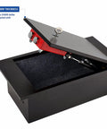 Under Floor Safe With 10mm Laser Cut Door For Slam Dunk Security Built Tough Heavy Duty Mechanical Lock open view