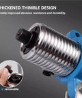 Thickened thimble design on Beefy Hydraulic Gear Puller Kit With Convertible 2-Jaw And 3-Jaw Design, 50T 110000LB Capacity