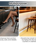 Top Shelf Gold Bar Foot Rail Kit Featuring Heavy Duty Wall Brackets Solid Tube And Secure End Caps Undercounter Pub Toe Kick for home bars, with stylish leg support.
