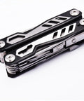 Do It All Folding Multitool Pliers With Safety Lock Stainless Steel EDC Tool showing closed compact design on white background
