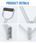 Close-up details of 2 In 1 Hand Seamer For Standing Seam Roofing, 90 Degree And 180 Degree Sheet Metal Bender Tool