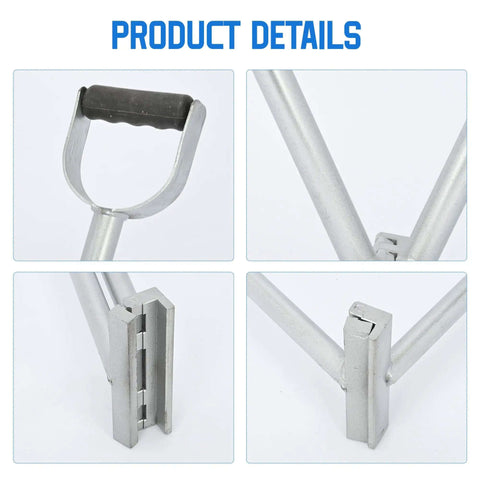 Close-up details of 2 In 1 Hand Seamer For Standing Seam Roofing, 90 Degree And 180 Degree Sheet Metal Bender Tool