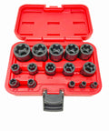 15 Piece EP Star Plus Socket Set For Automotive Beast Kit With Elliptical Star Fasteners Heavy Duty Pro Grade Tools In Blow Mold Case