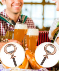 7 Piece Bulk Metal Bottle Opener Inserts And Blanks For Wood Turning DIY Craft Projects Solid Bronze Threaded Beer Hardware Parts with beers.