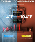 Two Bank Marine Battery Charger 12V 10A Waterproof Onboard Boat Charger with temperature control from -4°F to 104°F