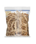 Bag of Size 64 Rubber Bands 3 1/2 Inch By 1/4 Inch Pack Of 80 Natural Latex For Office Bundling and Organization Essentials
