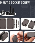 M3 Fasteners Kit For 3D Printing With Heat Set Inserts Hex Nuts Washers And Socket Head Cap Screws 630Pcs in application