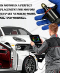 Mechanic using diagnostic tool with an Idle Air Control Valve Replacement For Stable Engine Idle And Smooth Running, OEM Parts 90380 10526 90325864.