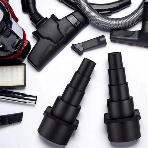 Four Pack Vacuum Hose Adapters Set For Universal Tool Attachments And Dust Collection, DIY Ready And Easy Fit