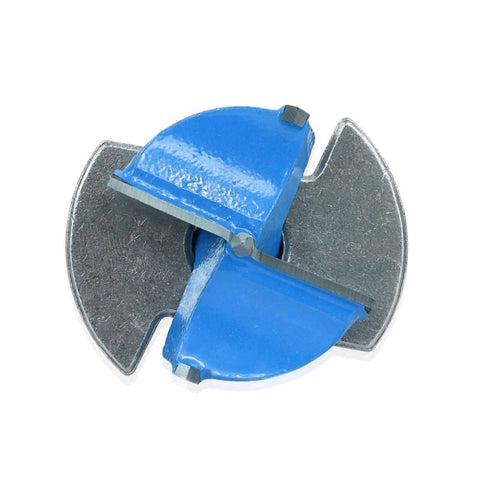 WZFC adjustable carbide hinge hole opener drill bit, 30mm, blue and silver steel tool
