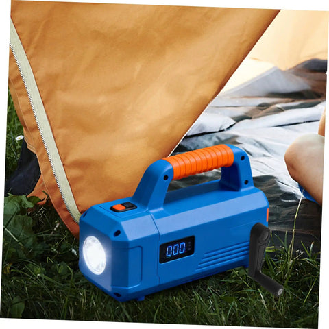 Hohopeti Mm Round Hole Manual Crank Handle Replacement For Lathe Machine. Ideal For Portable Rv Vent Crank Extension And Camper Antenna Operations. Battery-operated blue flashlight with handle and digital display.