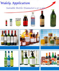 No Sweat Automatic Desktop Labeling Machine For Round Bottles High Speed Conveyor With Smart Touch Screen on various bottles and jars.