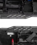 Arrma F1 Chassis Frame for Limitless One Seventh RC Car Replacement Left and Right Skid Plates Set with carbon fiber design