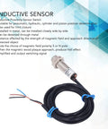 Five Pack Inductive Proximity Sensor Switches NPN Normally Open 5 To 30V DC Hall Effect 3 Wire for industrial use