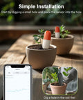 2-In-1 Wireless Soil Meter With WiFi And Bluetooth, Real-Time Moisture And Temperature Monitoring Via App, No Hub Needed