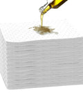 Oil Absorbent Pads 10 x 13 Inch Sheets For Garage And Workshop, Waterproof Anti Slip Absorbent Mat, oil being absorbed