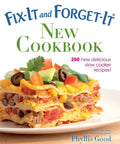 No Brainer Slow Cooker And Instant Pot Cookbook Serving Two Fifty Tested Down Home Family Recipes For Quick Weeknight Dinners And Casual Weekend Suppers That Work Like A Charm Every Day open cookbook with layered dish topped with vegetables
